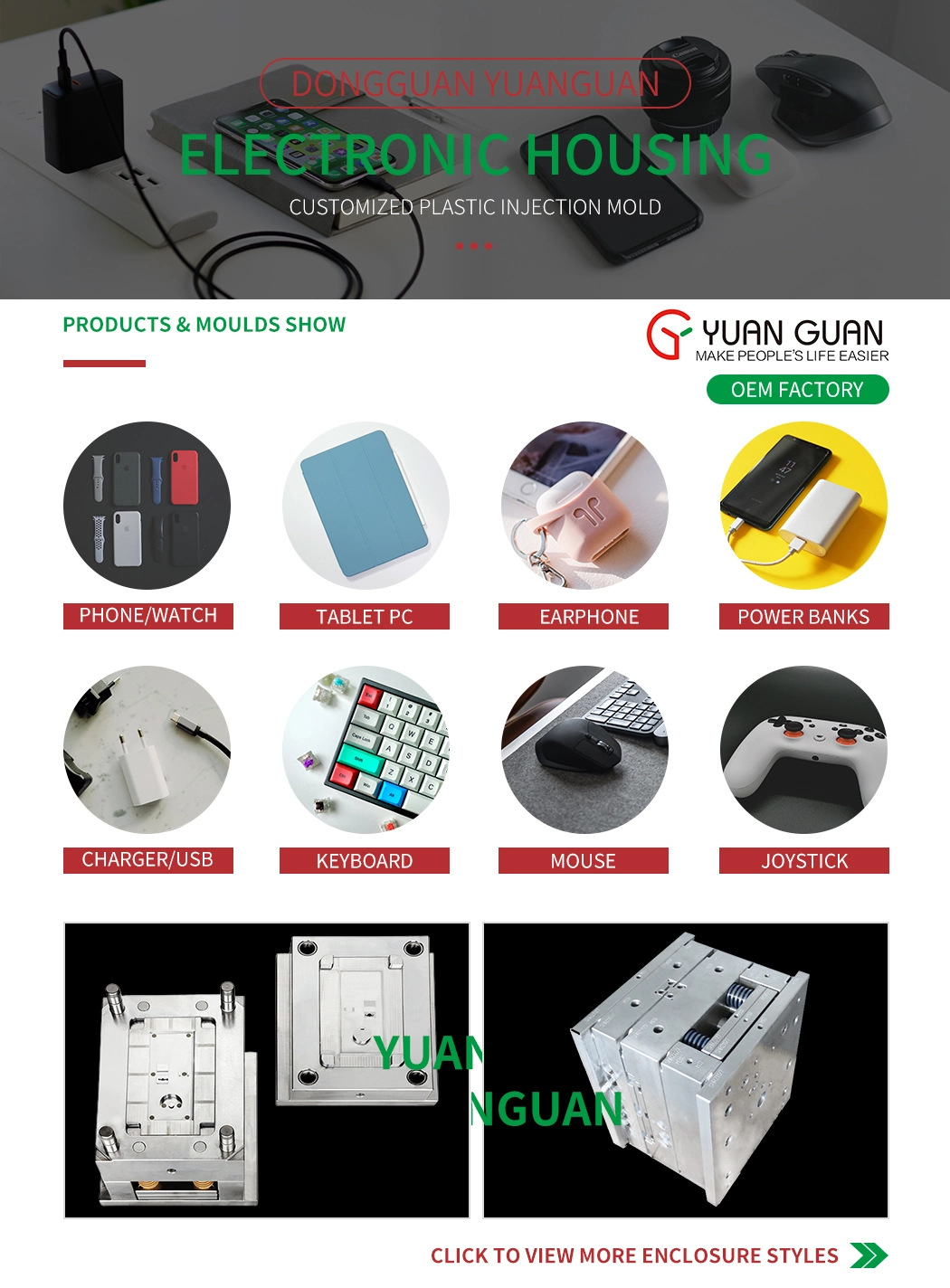 Customized Design Molding Rapid Prototyping Plastic Injection Power Banks Housing Mould