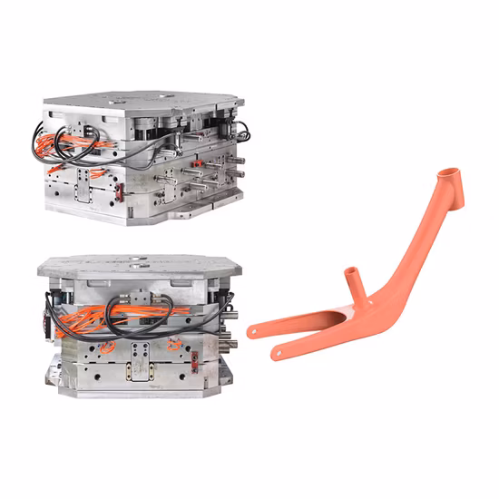 Customized Scooter Accessories Bike Frame Mold Nylon Bracket Mold for Children′s Balancing Bicycle Gas-Assisted Molding Gas Assist Mold Making