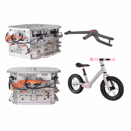 Nylon+Glass Fibre Buggy Frame Pram Bracket Wagon Support Bespoke Mould Custom Mold Factory Professional Engineers with 30 Years of Experience